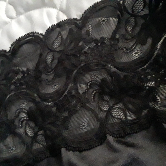 Vtg Victoria's Secret Lace Chemise, Black, Size S - Picture 4 of 9